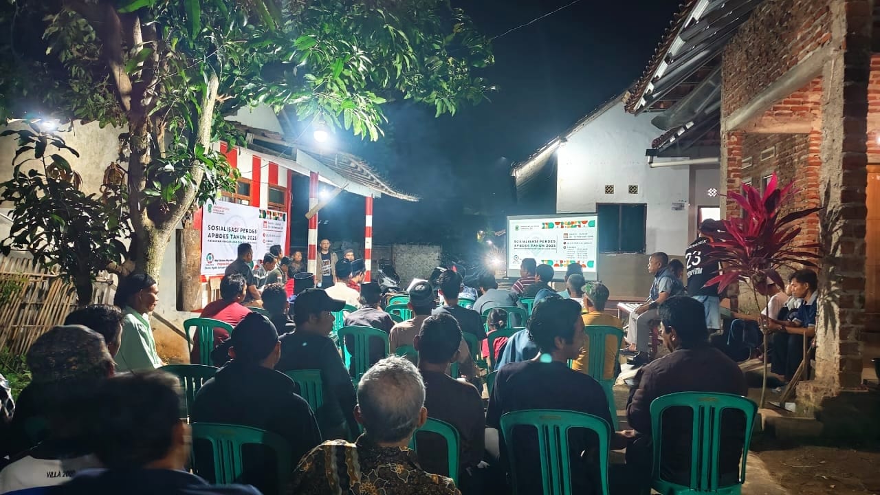 Pemdes Pangkalan dan BPD Sosialisasikan Perdes APBDes Tahun Anggaran 2025 Secara Door To Door Demi Wujudkan Transparansi